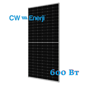 Солнечная батарея CWT600-144TNB10 G2G 600Wp , CW Enerji 600 Вт, моно, два стекла, двухсторонняя