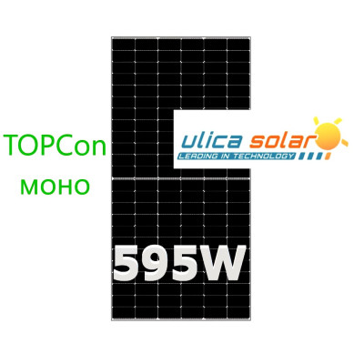 Солнечная батарея Ulica Solar 595 Вт UL-595M-144ADGN, двухсторонняя монокристалл